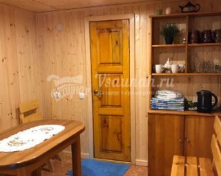 Сауна Русская баня при отеле Botanic Club в городе Саки