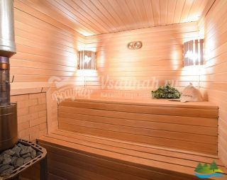 Сауна Русская банька на базе отдыха Остров в Екатеринбурге