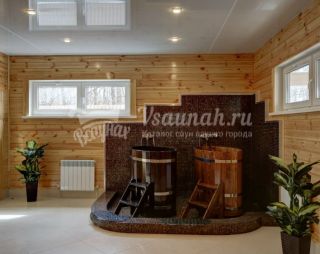 Сауна Русская баня парка-отеля ТайGa в Воронеже