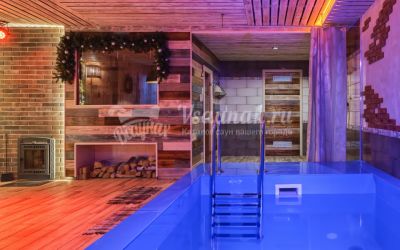Караоке-баня Агонь на дровах с тёплым бассейном в Омске