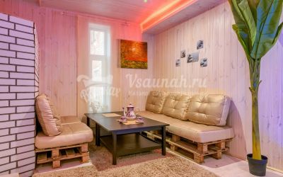 Караоке-баня Агонь на дровах с тёплым бассейном в Омске