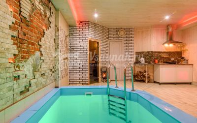 Караоке-баня Агонь на дровах с тёплым бассейном в Омске