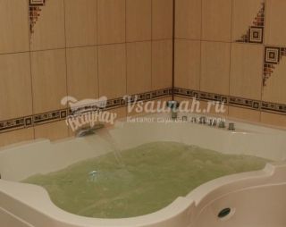 Сауна Сауна в номерах гостиницы Золотой стрелец в Красноярске