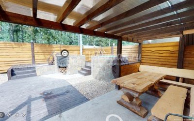 Баня с чанами на костре. Клуб Барин в Москве