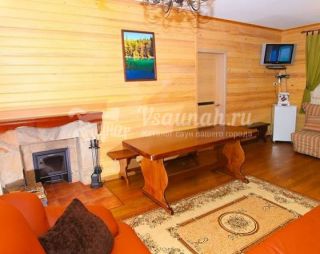 Сауна Русская баня отеля Велнес Усадьба в Майкопе