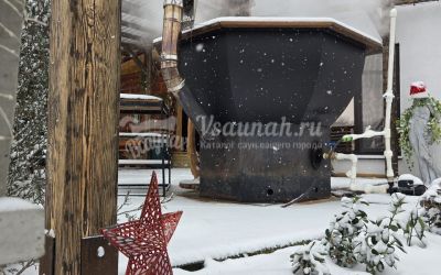 Русская баня на Горной с сибирским чаном в Феодосии