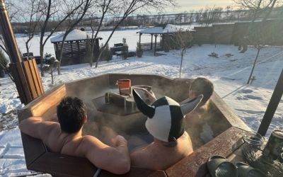 Баня с чаном на Леваде в Донецке