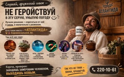 Сауна Атлантида в Красноярске